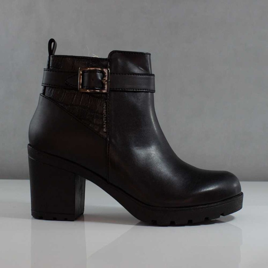 Ankle Boots Santorini | Ankle Boots For Women Black Quartz