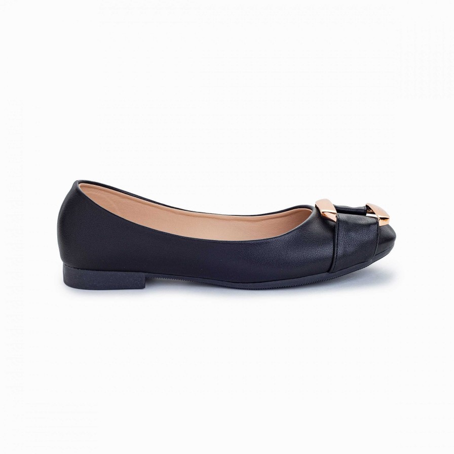 Shoes Santorini | Ballet Para Mujer Magda Negra