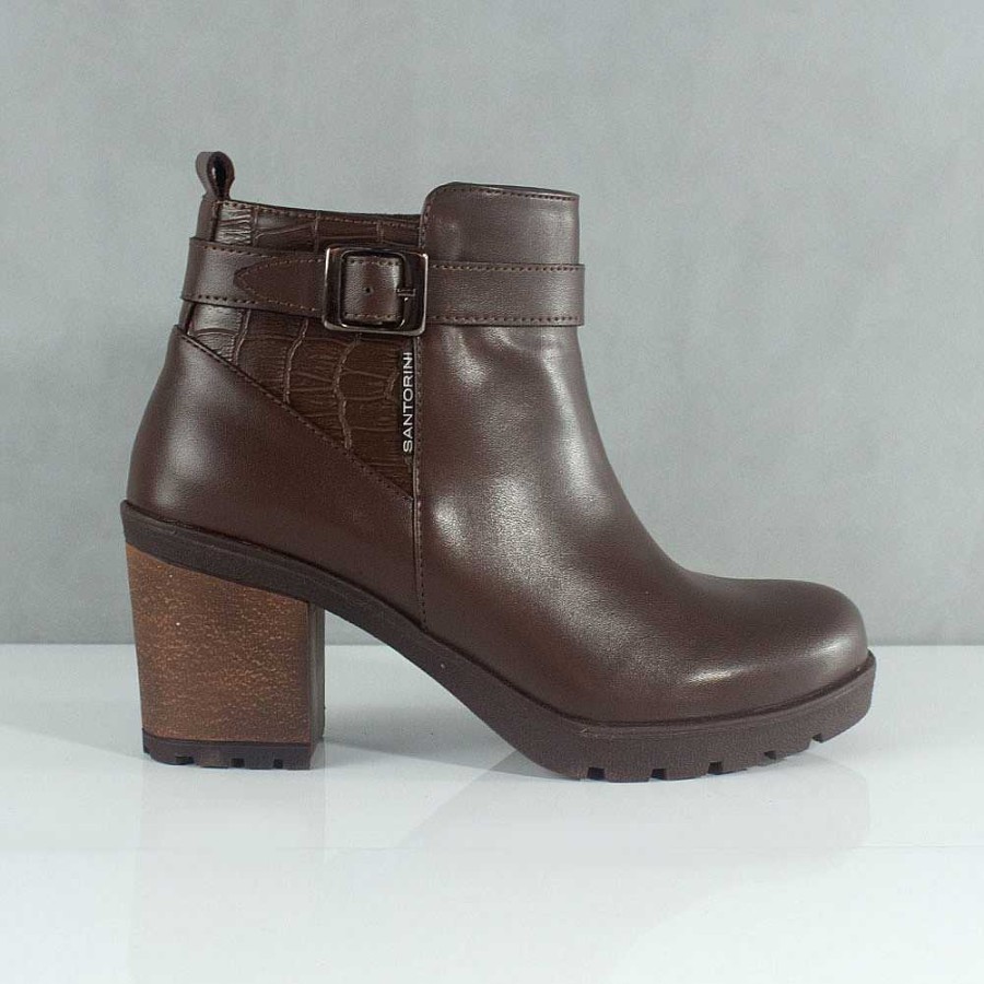 Ankle Boots Santorini | Ankle Boots For Women Brown Quartz