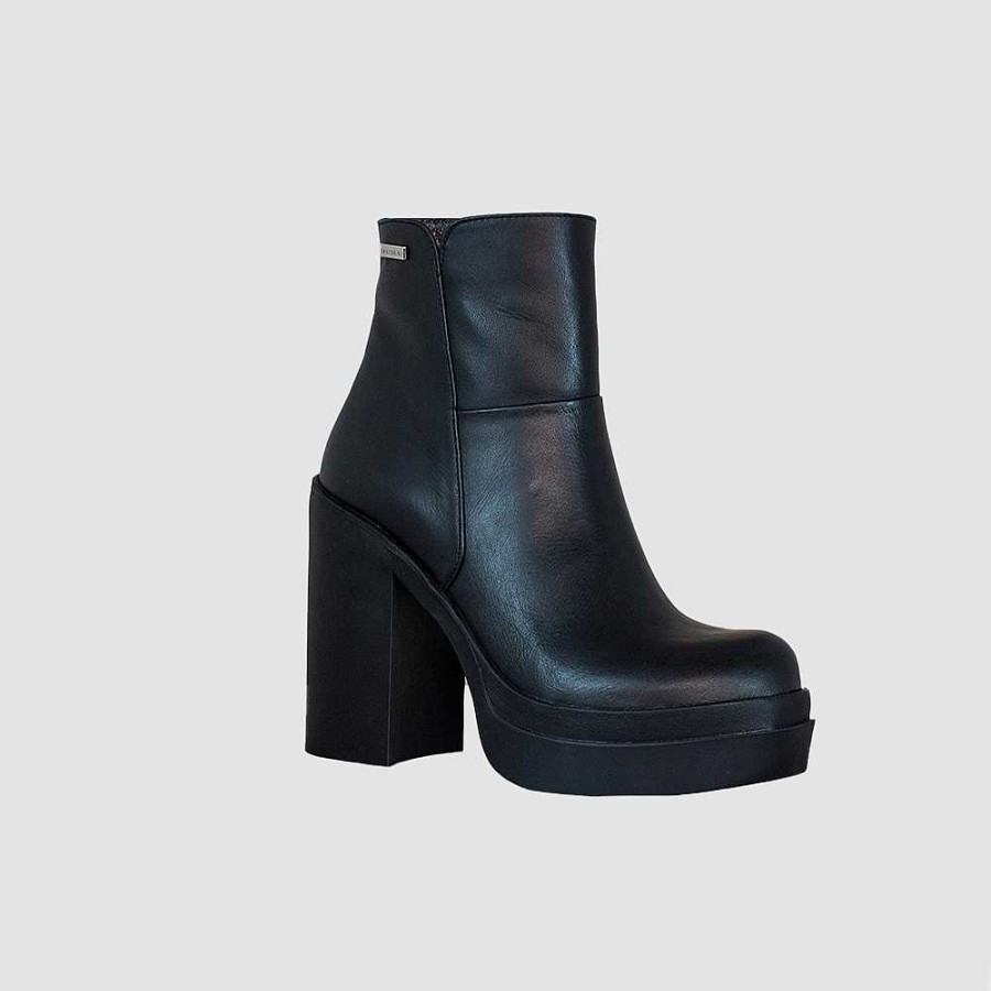 Ankle Boots Santorini | Ankle Boots For Women Minta Black Leather