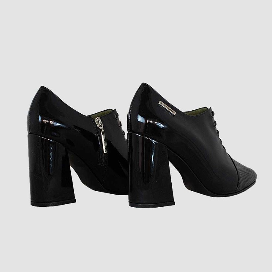 Ankle Boots Santorini | Learda Women'S Ankle Boots Black Patent Leather