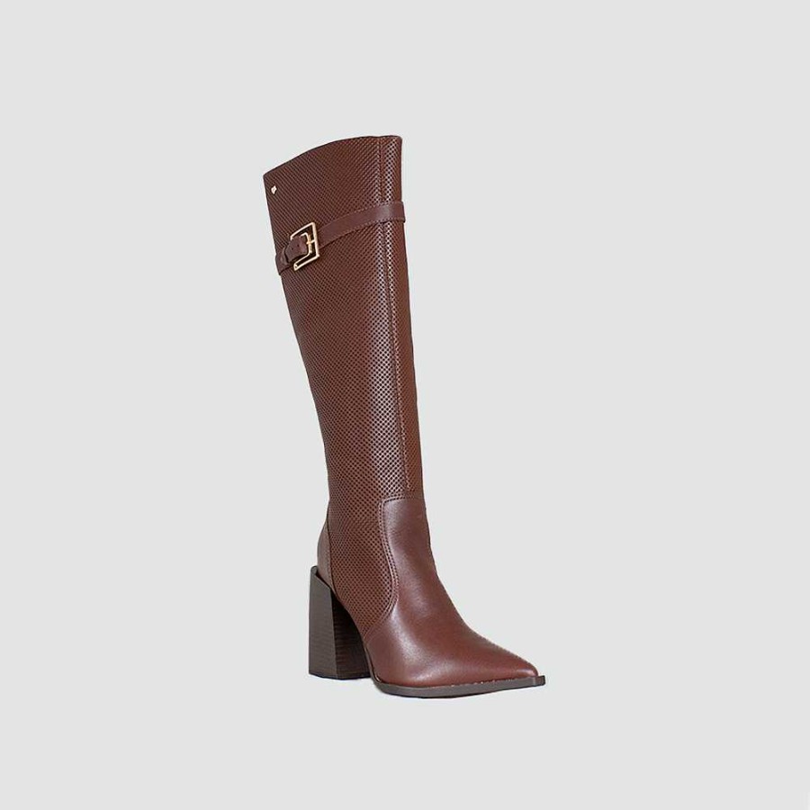 Boots Santorini | Ferni Brown Leather Women'S Boots