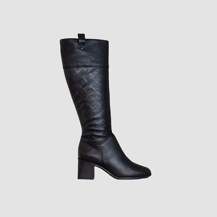 Boots Santorini | Nisa Women'S Boots Black Leather