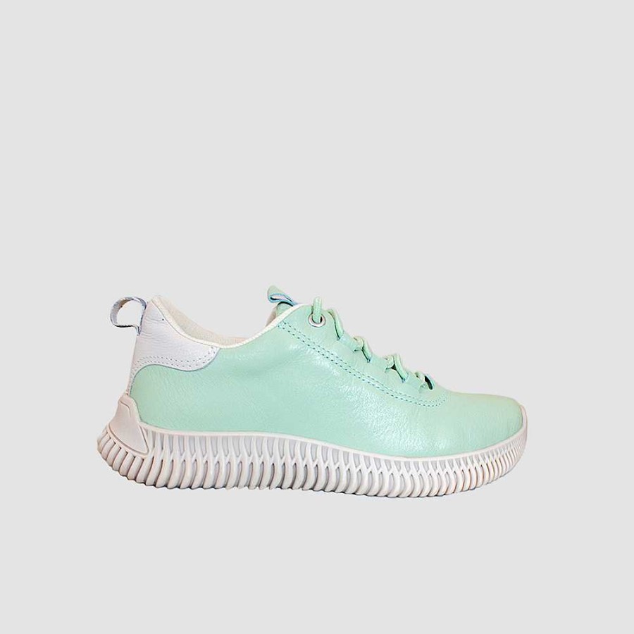 Tennis Santorini | Women'S Tennis Armi Green Leather