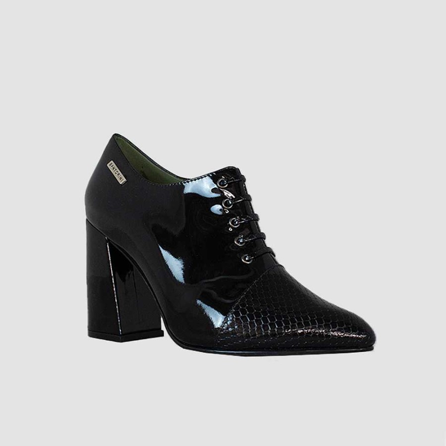 Ankle Boots Santorini | Learda Women'S Ankle Boots Black Patent Leather