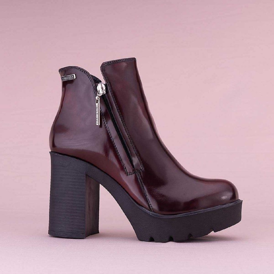 Ankle Boots Santorini | Jana Vinotinto Women'S Ankle Boots