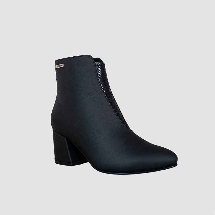 Ankle Boots Santorini | Leoda Women'S Ankle Boots Black Leather