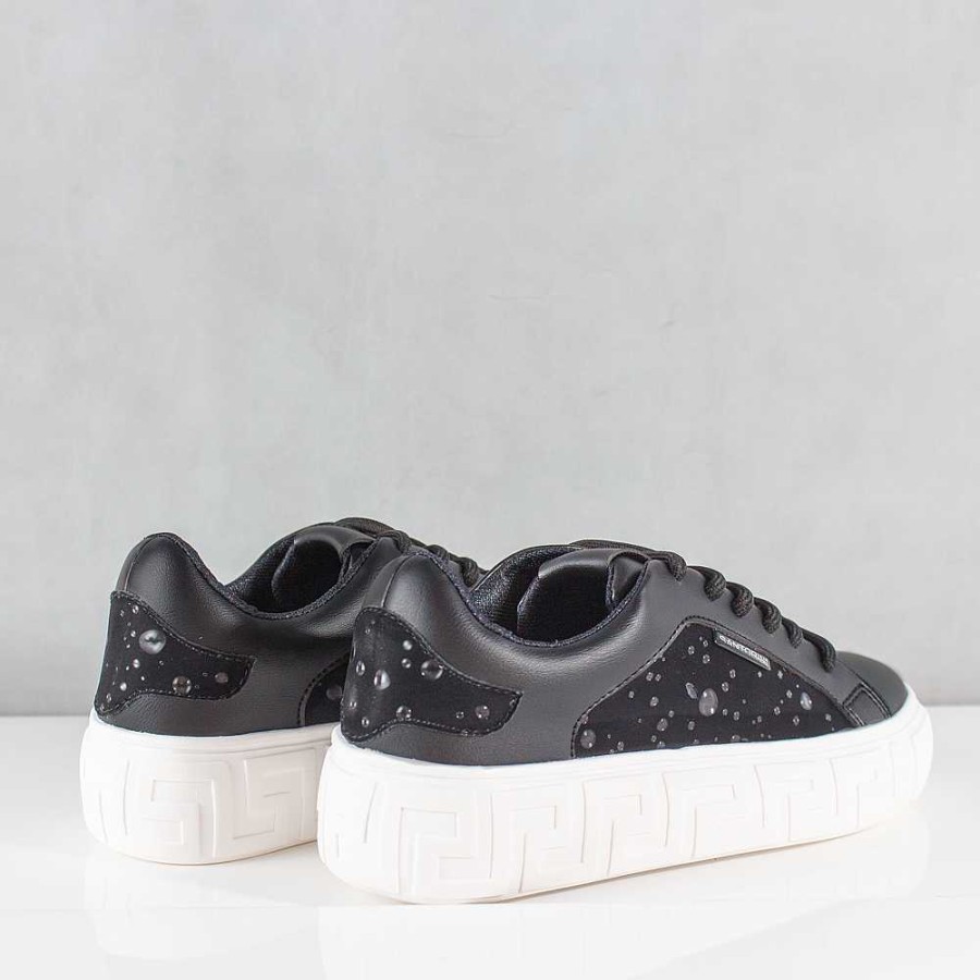 Tennis Santorini | Women'S Sneakers Lauren Black