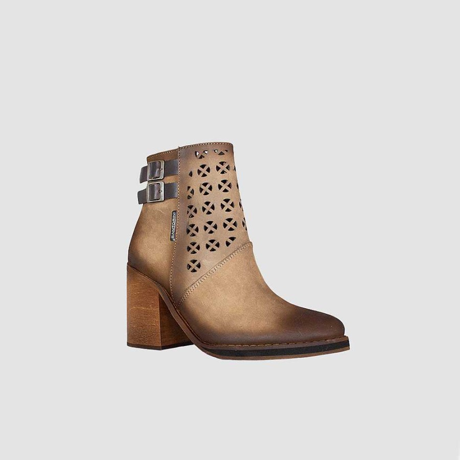 Ankle Boots Santorini | Ankle Boots For Women Endo Leather Beige