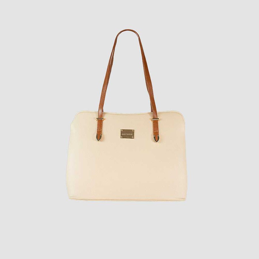 Accessories Santorini | Beny Beige Women'S Bag