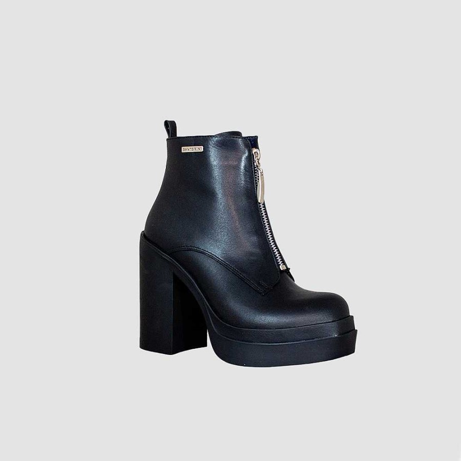 Ankle Boots Santorini | Duan Women'S Ankle Boots Black Leather