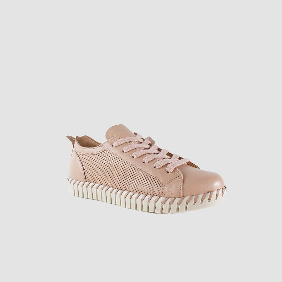 Shoes Santorini | Nicole Nude Leather Women'S Shoes