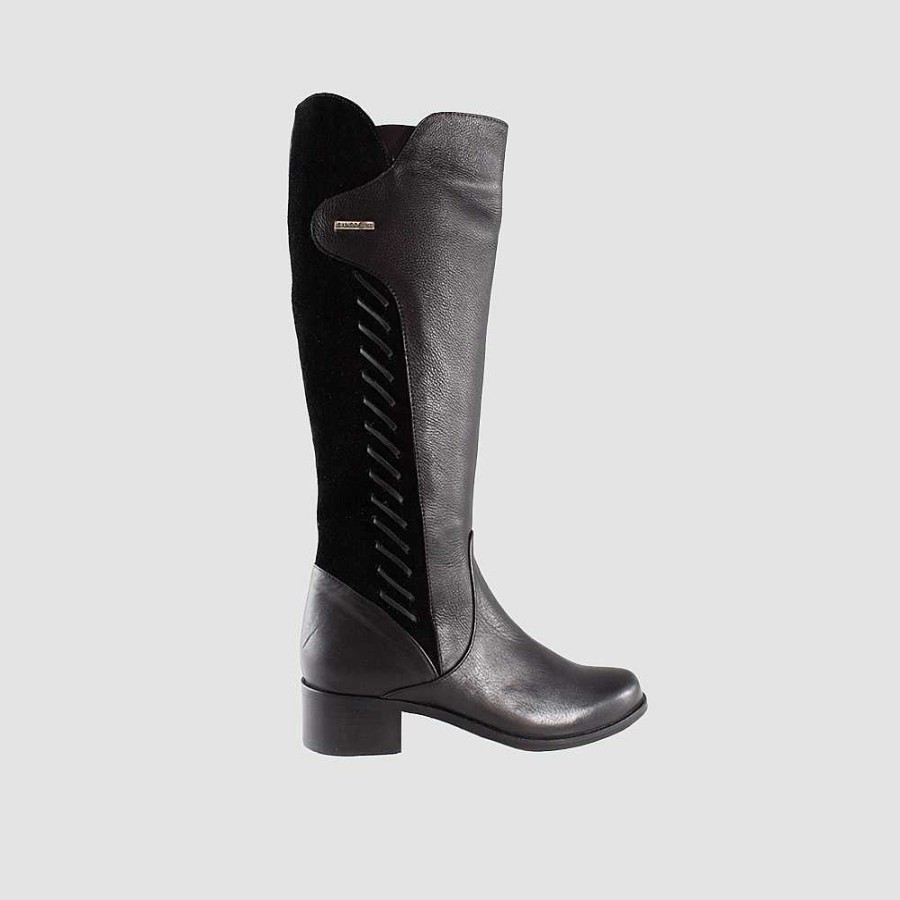 Boots Santorini | Milu Women'S Boots Black Leather