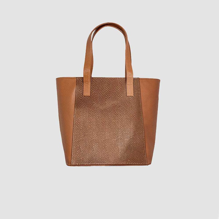 Accessories Santorini | Camane Women'S Bag Honey Leather