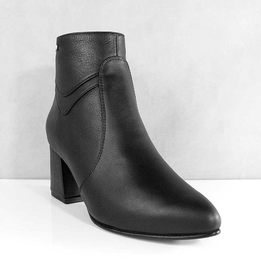 Ankle Boots Santorini | Raiana Women'S Ankle Boot Black Leather