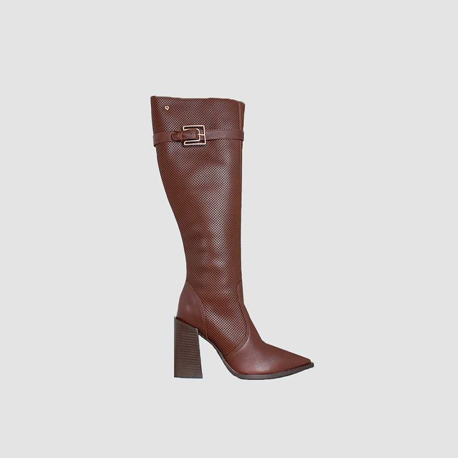 Boots Santorini | Ferni Brown Leather Women'S Boots