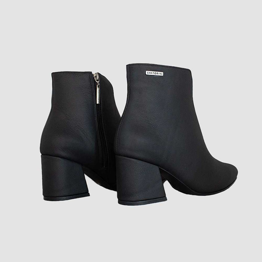 Ankle Boots Santorini | Leoda Women'S Ankle Boots Black Leather