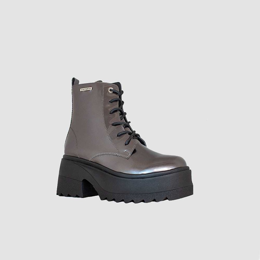 Ankle Boots Santorini | Botines Para Mujer Estata Plata