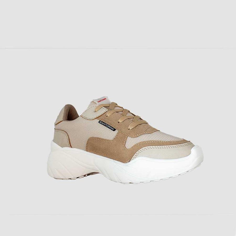 Tennis Santorini | Beige Seagull Women'S Tennis Shoes