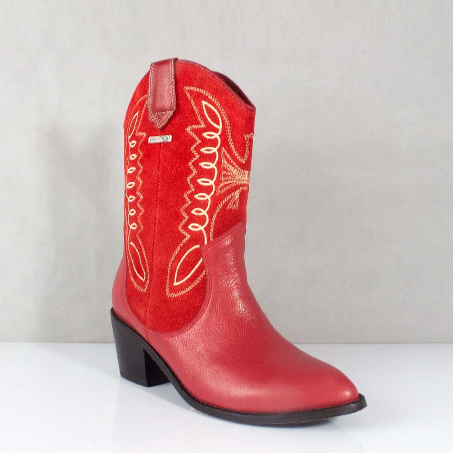 Ankle Boots Santorini | Red Texan Boots For Women