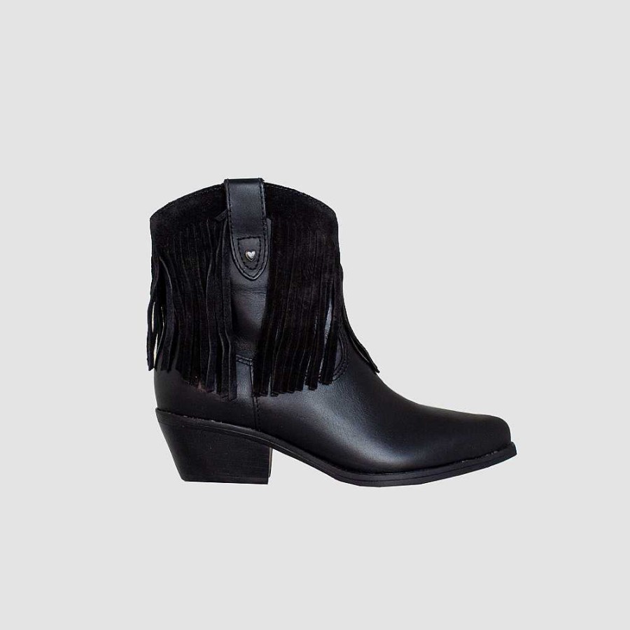 Ankle Boots Santorini | Dalla Women'S Ankle Boots Black Leather