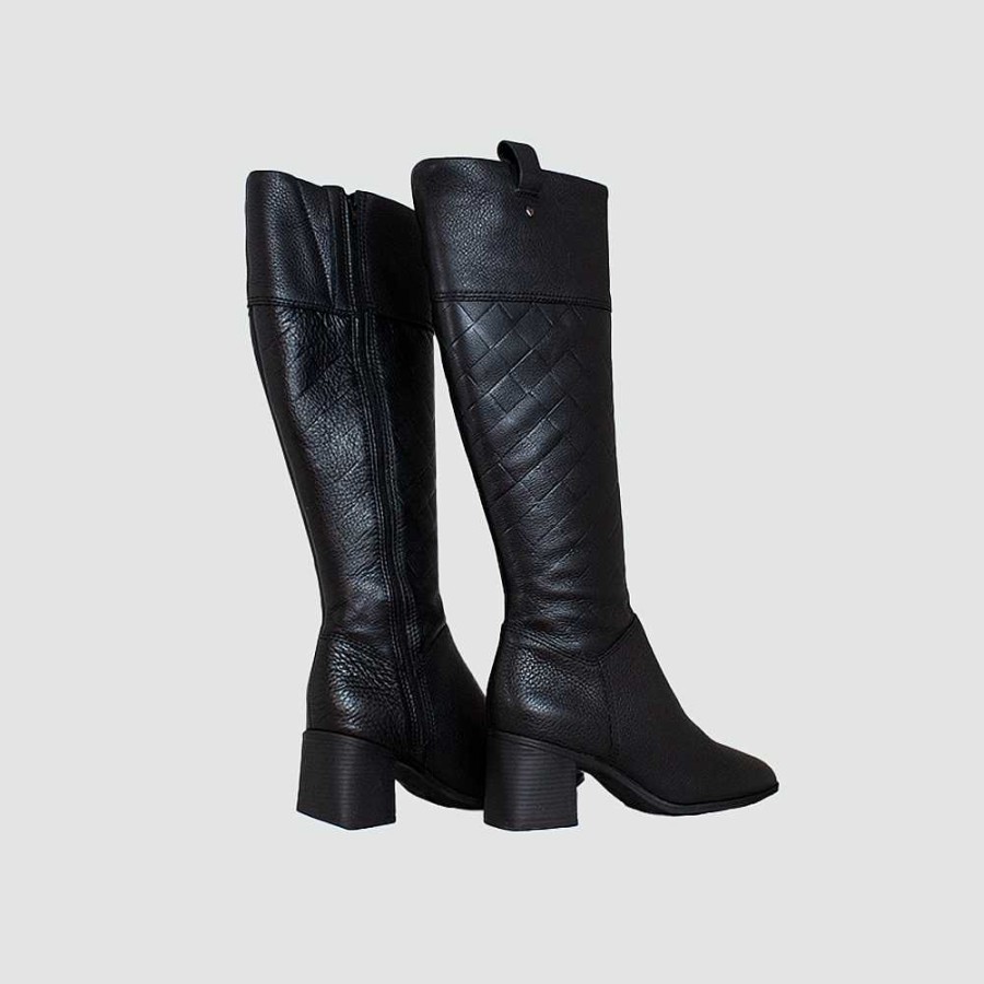 Boots Santorini | Nisa Women'S Boots Black Leather