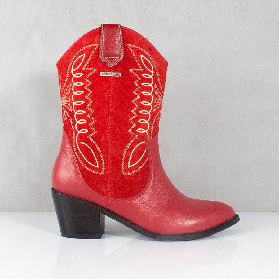 Ankle Boots Santorini | Red Texan Boots For Women