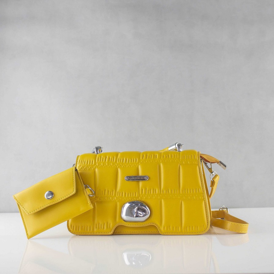 Accessories Santorini | Cala Mustard Women'S Bag