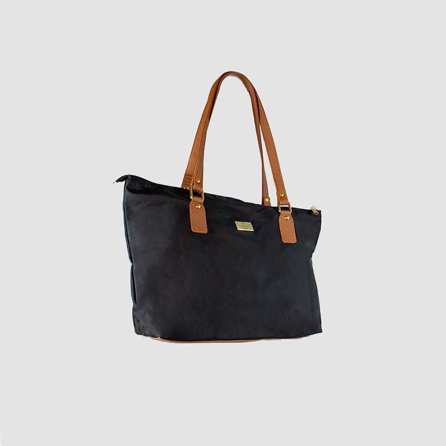 Accessories Santorini | Black Lotero Women'S Bag