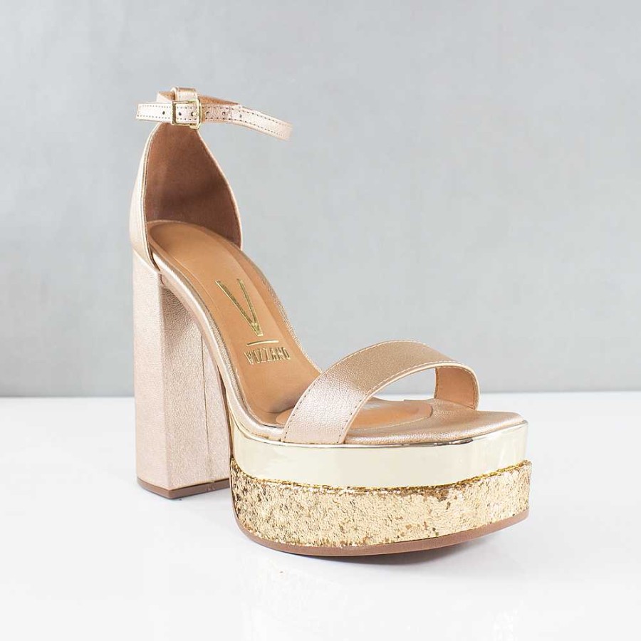 Shoes Santorini | Adelay Women'S Sandals Golden