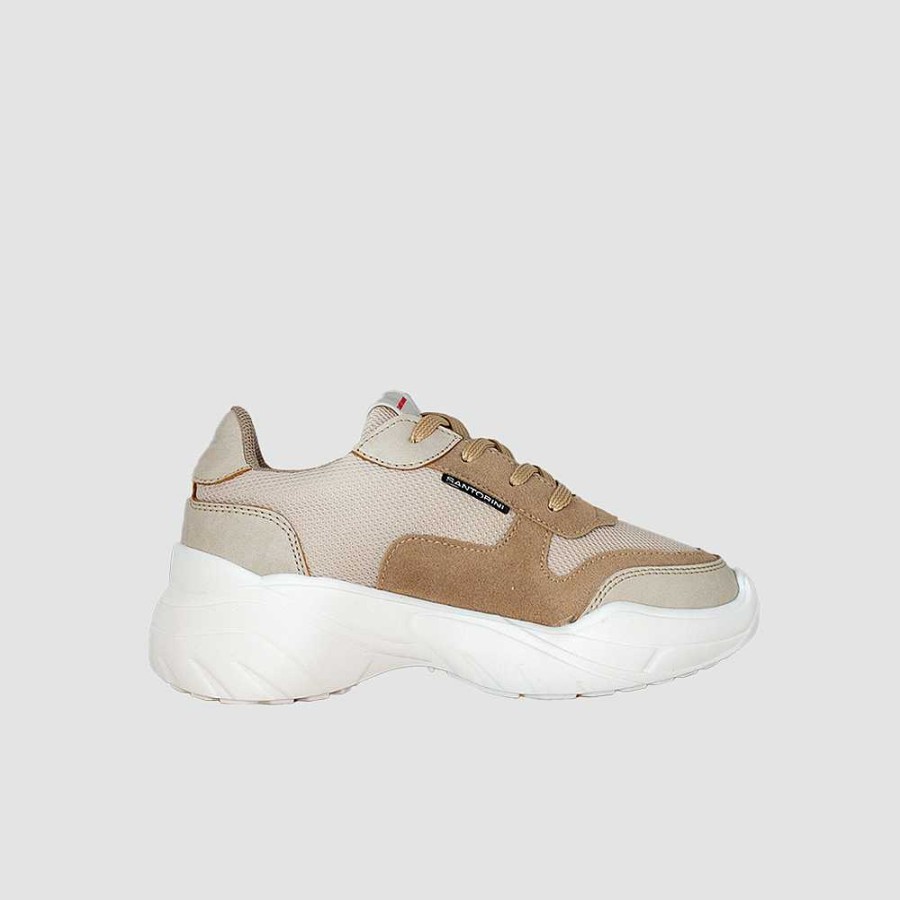 Tennis Santorini | Beige Seagull Women'S Tennis Shoes