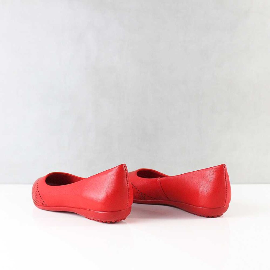 Shoes Santorini | Ballet Para Mujer Dof Rojo