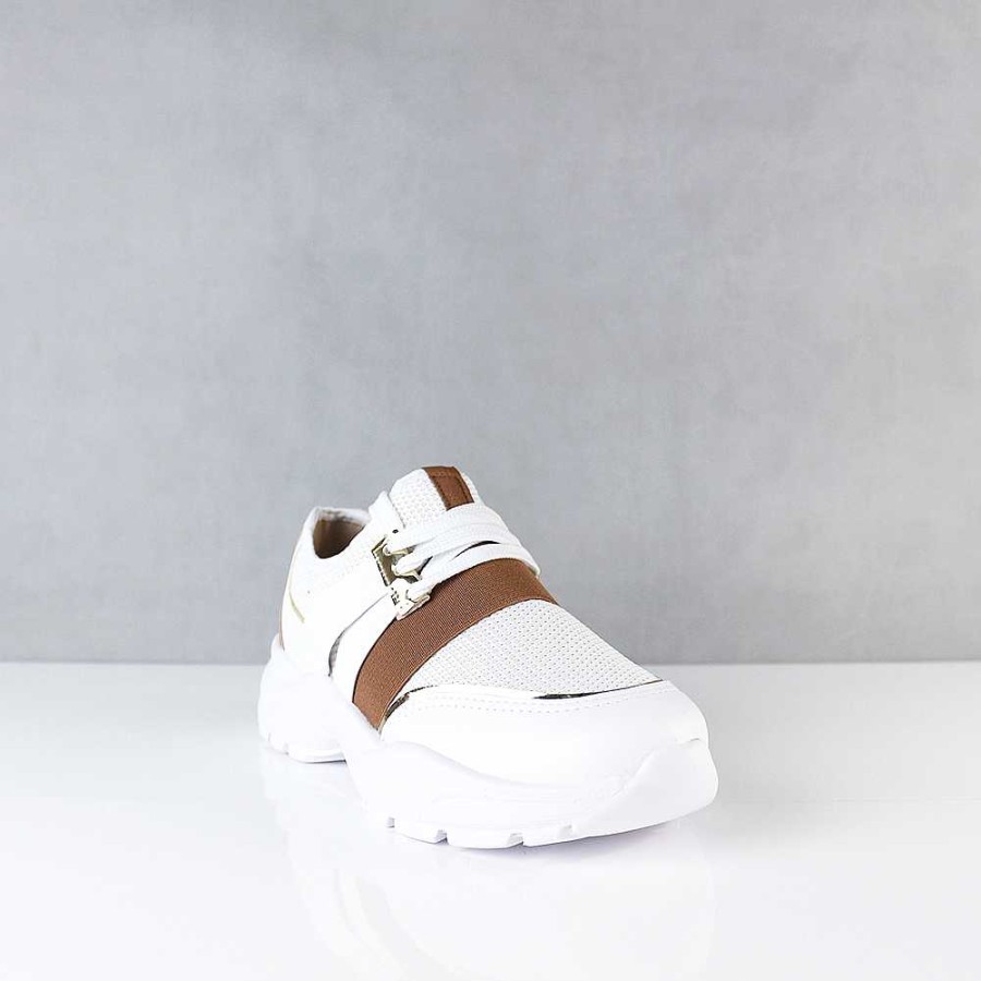 Tennis Santorini | Olwen White Women'S Tennis Shoes